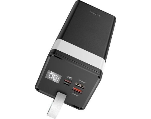 Павербанк Hoco J86A Powermaster fully compatible PD20W/QC/LCD/Lamp 50 000mAh Black (6931474759238) фото №3