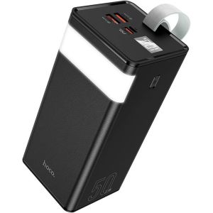 Павербанк Hoco J86A Powermaster fully compatible PD20W/QC/LCD/Lamp 50 000mAh Black (6931474759238)