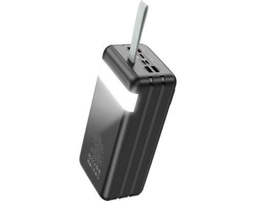 Павербанк Hoco J86B Electric 22.5W fully compatible PD20W/QC/LCD/Lamp 60 000mAh Black (6931474771742) фото №2