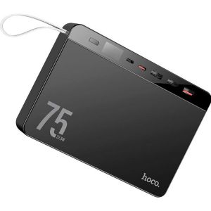 Павербанк Hoco J94 Overlord 22.5W fully compatible PD20W/QC/LCD 75 000mAh Black (6931474779175)