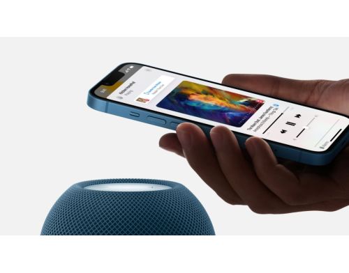 Смарт колонка Apple HomePod mini Blue (MJ2C3) фото №2
