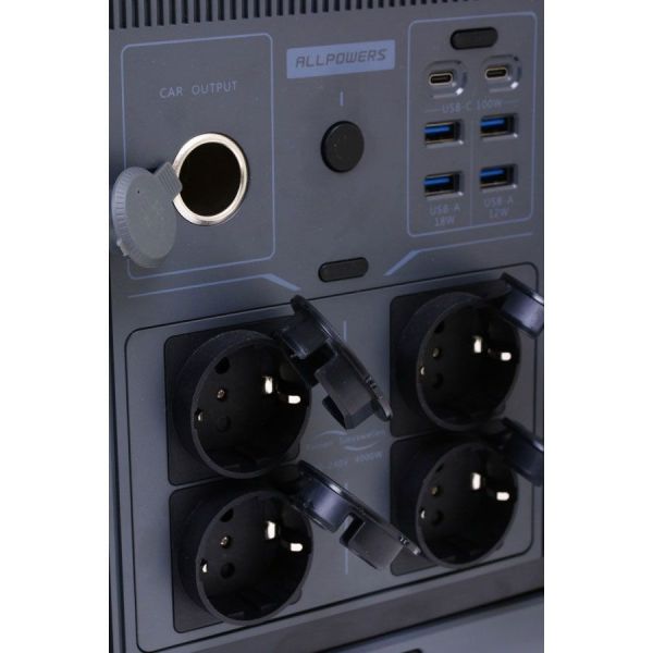 Зарядная станция Allpowers R4000 3600Wh 4000W Portable Power Station LiFePO4 (AP-SS-011-BLA-EU) фото №3