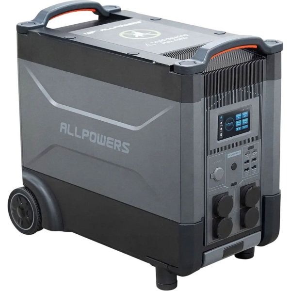 Зарядная станция Allpowers R4000 3600Wh 4000W Portable Power Station LiFePO4 (AP-SS-011-BLA-EU) фото №5